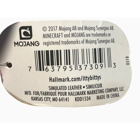 Hallmark Itty Bittys Minecraft Zombie Pigman Plush Toy - Picture 8 of 12